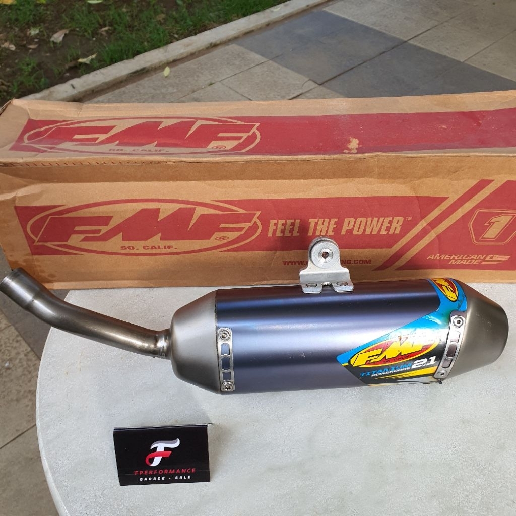 Knalpot Silencer FMF Racing USA Powercore 2.1 Titanium  Original Yamaha YZ 125 125x yz 250 125 kx KT