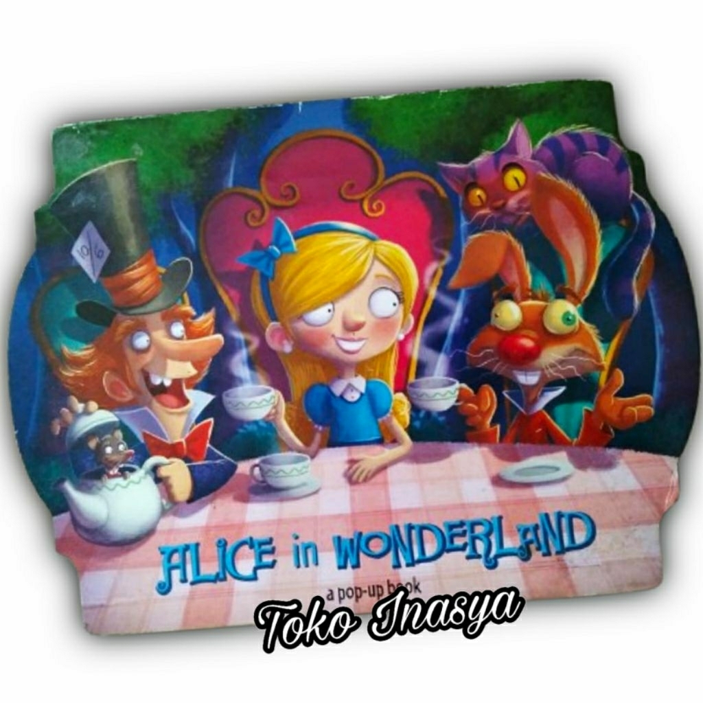 BUKU ALICE IN WONDERLAND (A POP UP BOOK) BERBAHASA INGGRIS ORIGINAL