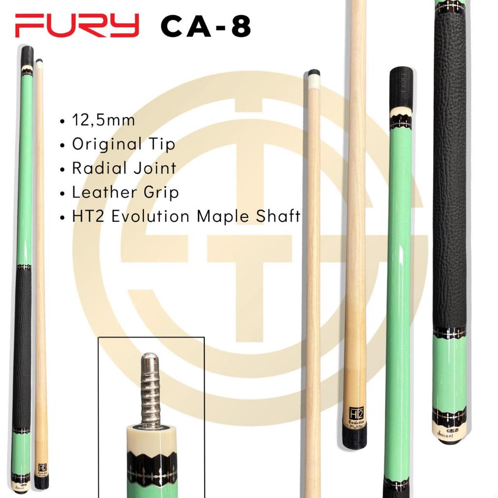 Fury CA-8  HT2 Evolution Maple  Shaft New - Stick Billiard Play