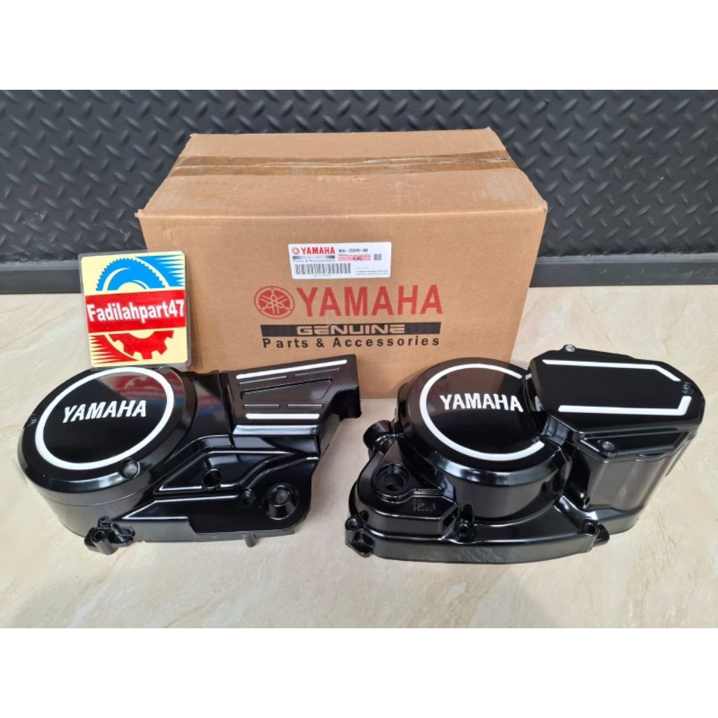 Bak Kalter Bak Kopling Blok Set Sepasang Kiri Kanan Yamaha Rx King Rxking Rx-King New Hitam (3KA)