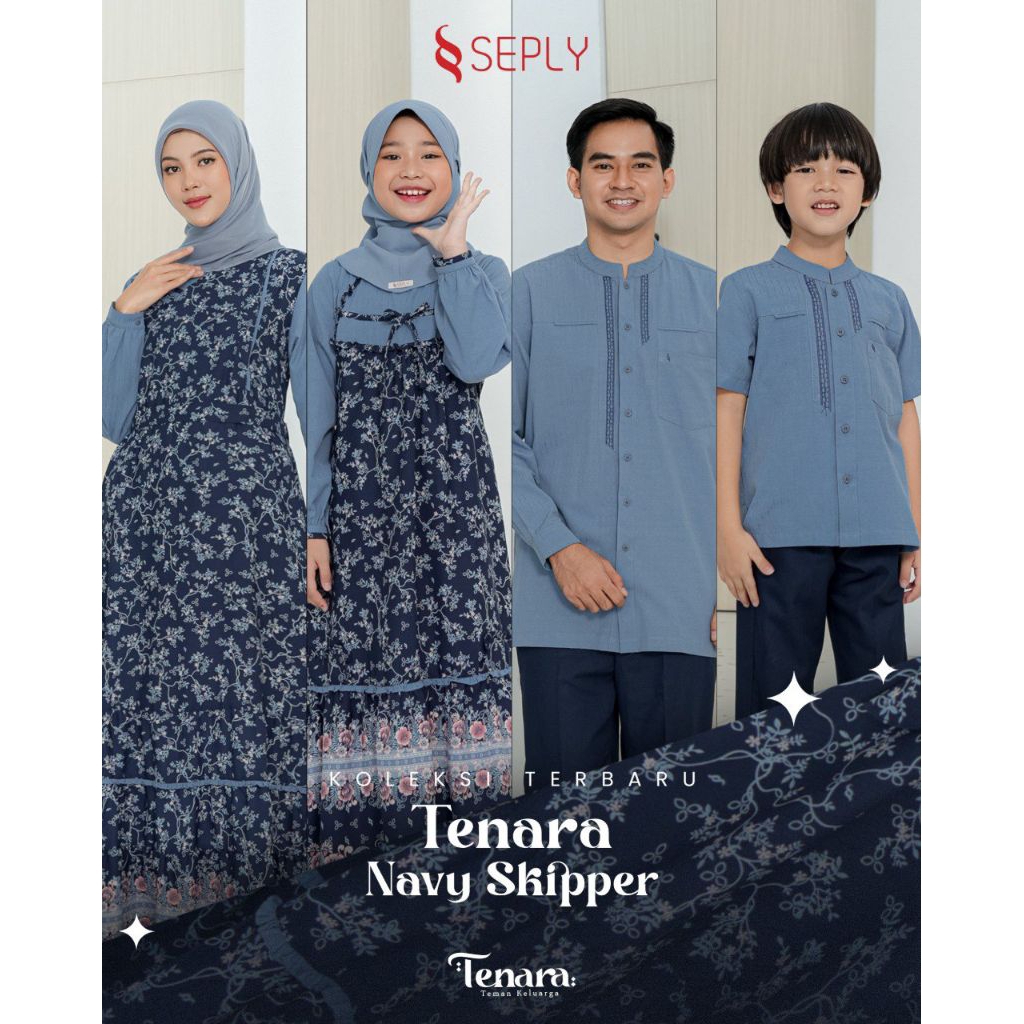 SARIMBITAN KELUARGA NAVY SKIPPER//COUPLE KELUARGA//SARIMBITAN SERIES 2026//SARIMBITAN KELUARGA TERBA