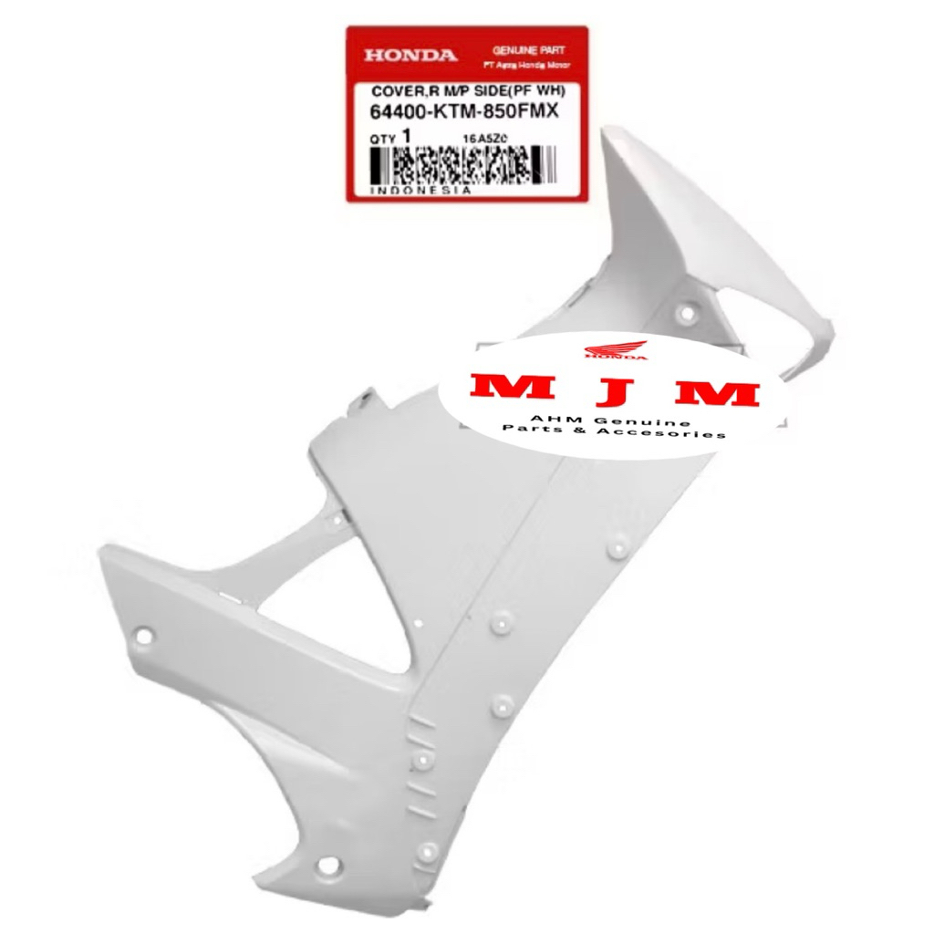 64400-KTM-850FMX Cover Sayap Dalam Kanan Supra X 125 Lama 2005 - 2006 Putih