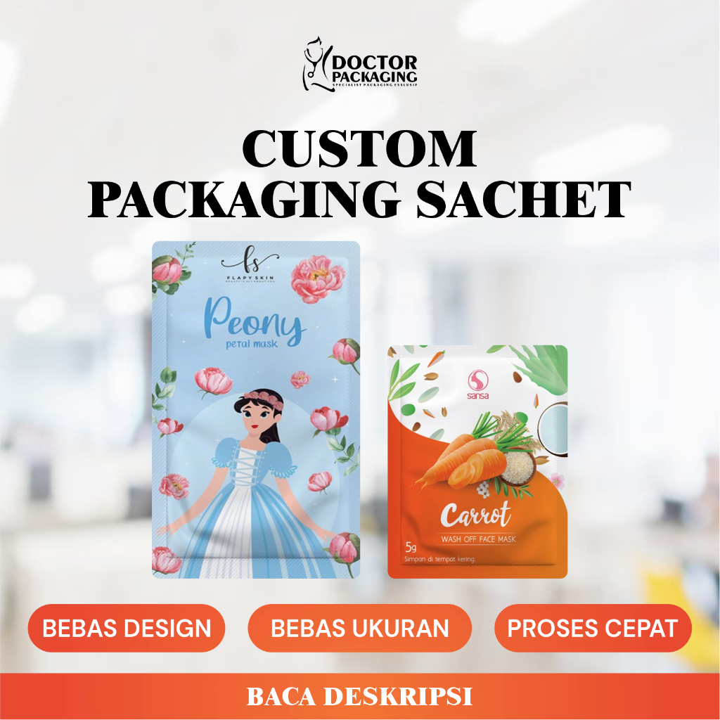 Custom Kemasan Sachet Full Printing