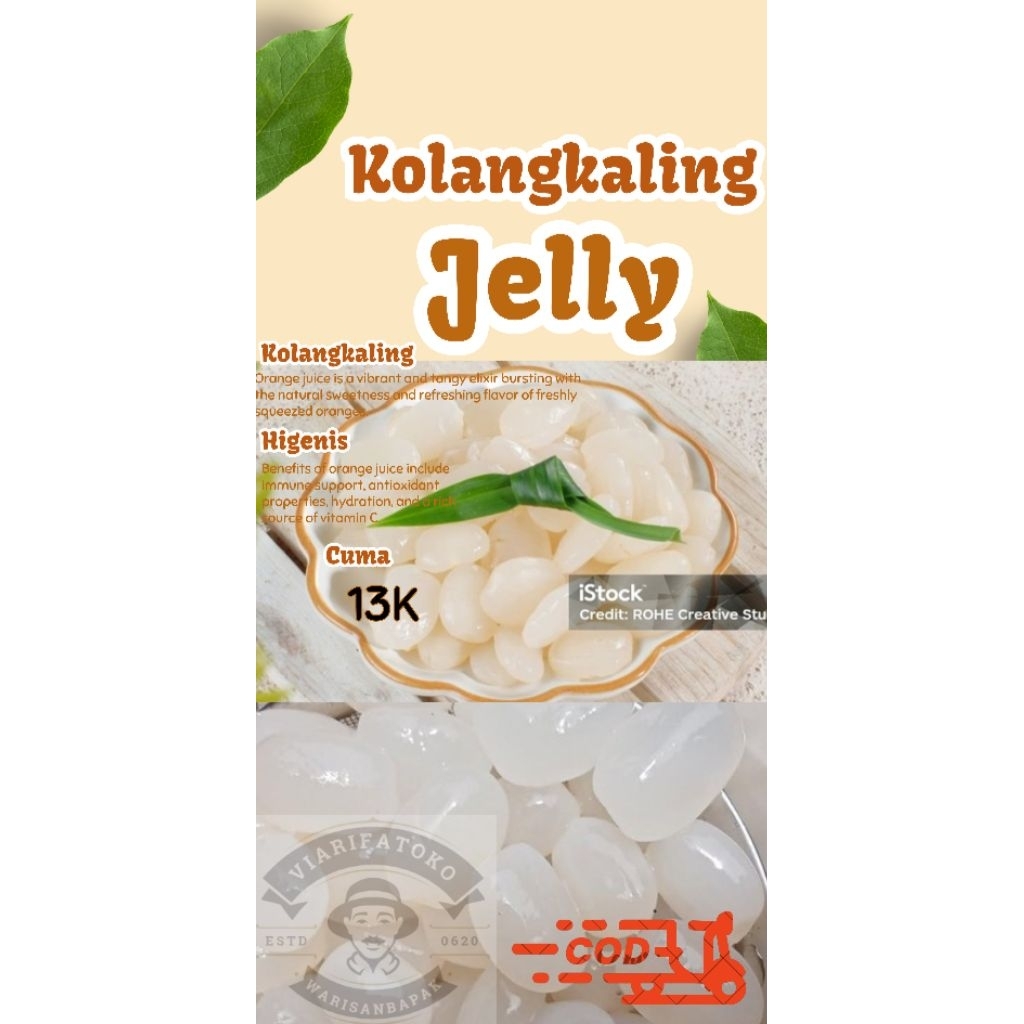 Kolang kaling super 1kg - kolang kaling tanpa pengawet