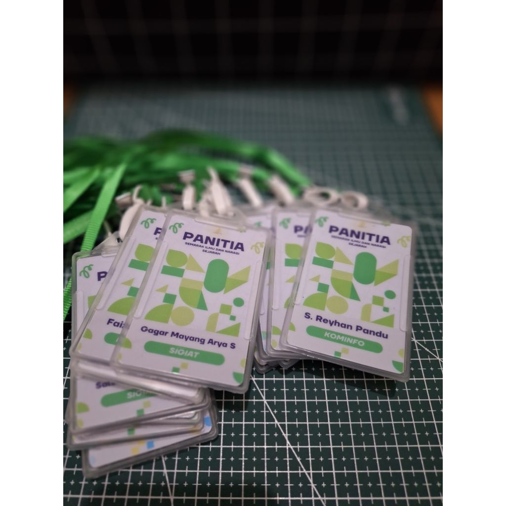 ID CRAD PANITIA-KARTU PELAJAR-KARTU ANGGOTA