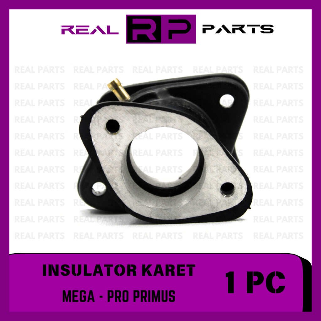 REAL-PARTS/INSULATOR-KARET/MANIPUL/INTAKE/MANIFOLD/MANIPOL/KARBURATOR/KARBU/RUBBER/MOTOR/HONDA/MEGAP