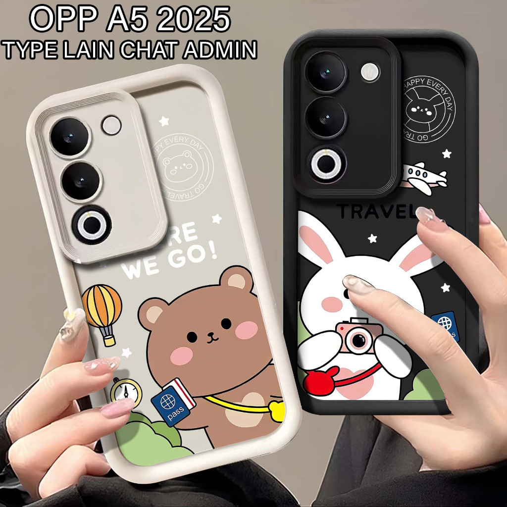 Softcase Rubber Timbul Oppo A5 2025 - Casing Oppo A5 2025 - Case Hp Oppo A5 2025 - Softcase Pro Came