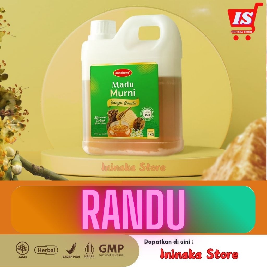 Madu murni RANDU annabawy-madu asli-madu terbaik-madu nusantara-madu ternak-lebah ternak