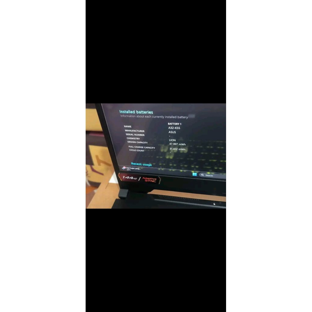 Laptop Asus Tuf
