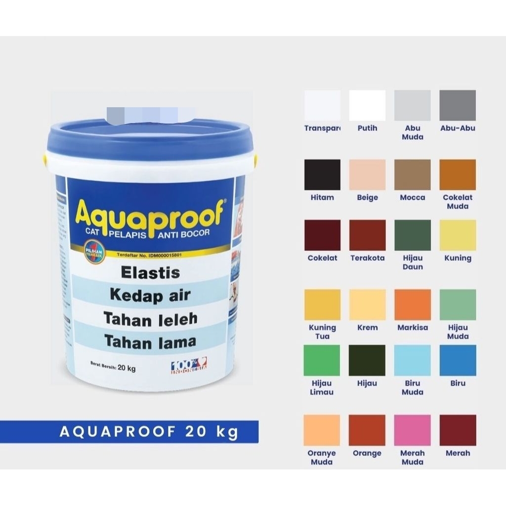 CAT AQUAPROOF 20KG / CAT ANTI BOCOR AQUAPROOF