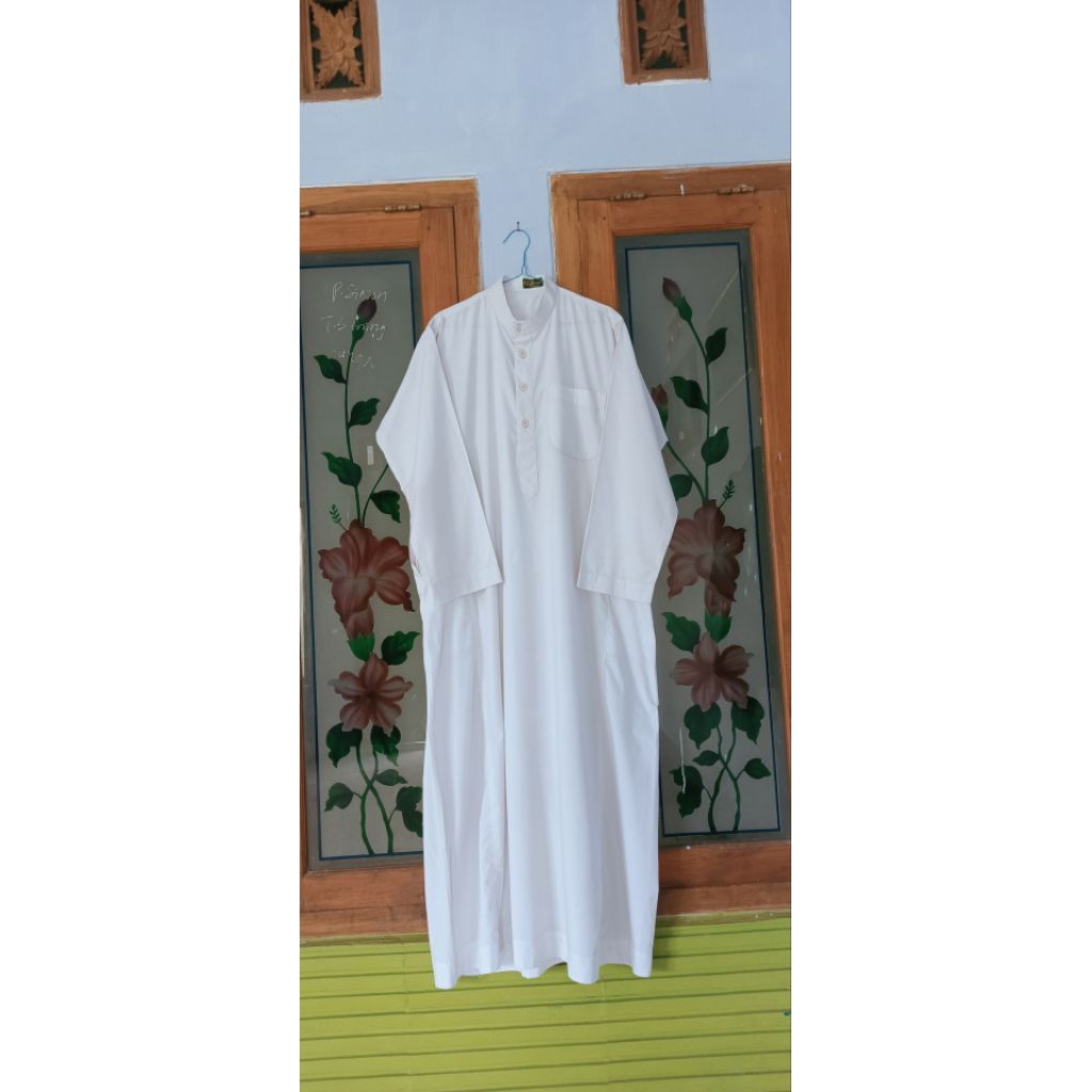 GAMIS PRIA PUTIH PL BRAND REYHAN