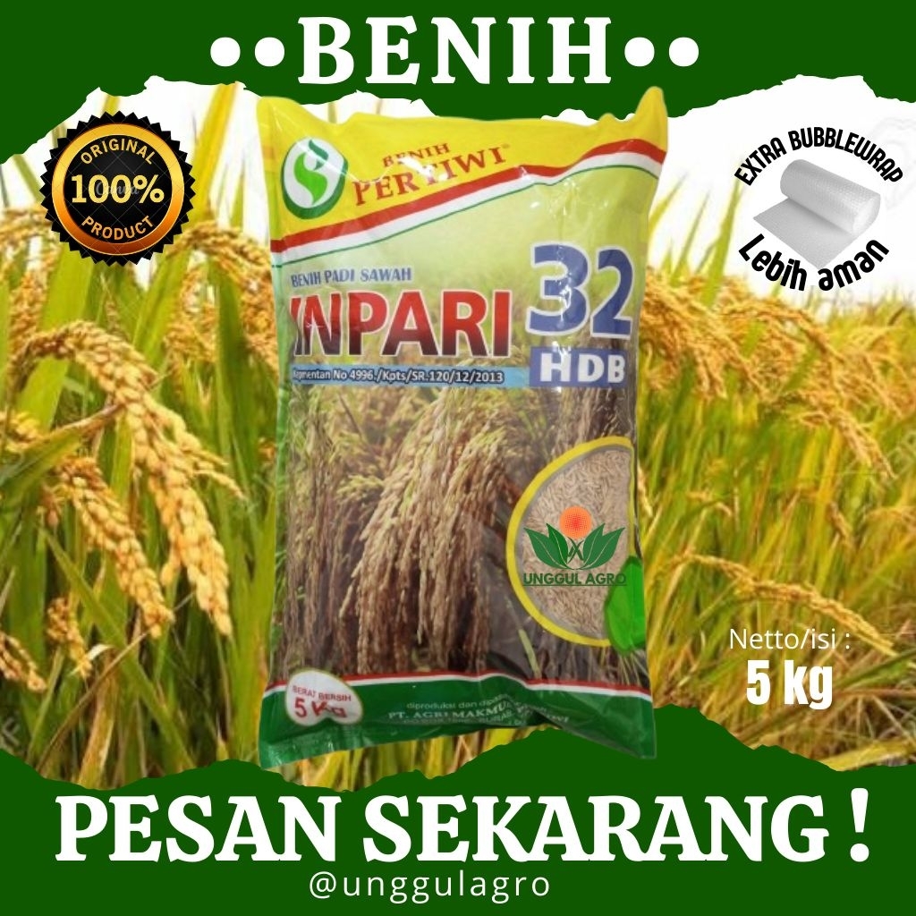 Benih padi INPARI-32 HDB 5kg dari pertiwi
