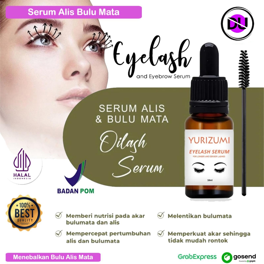 Serum Eyelash Bulu Mata Eyebrow Serum Penebal Alis Penumbuh Pemanjang Penebal Alis Eyelash Oil Serum