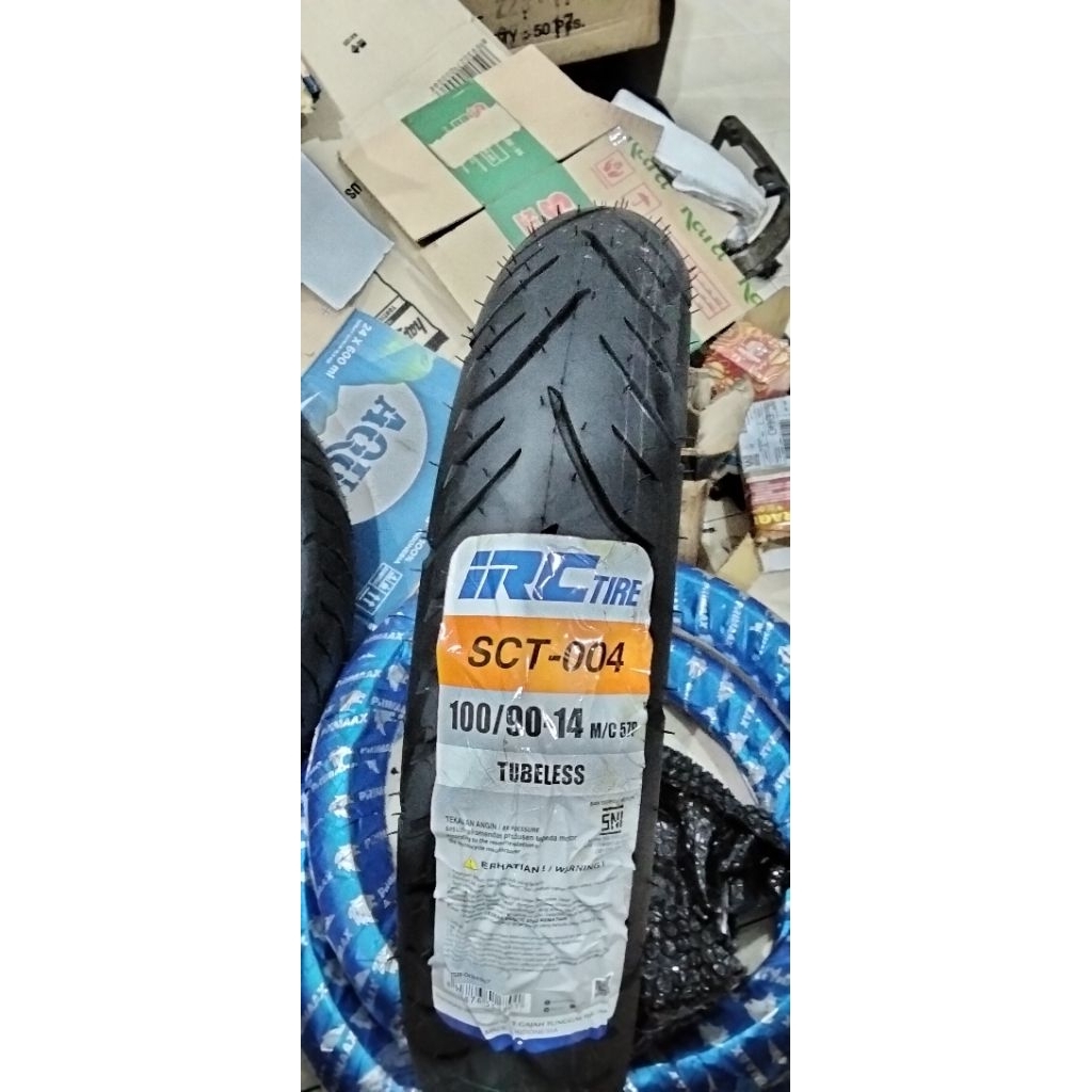 BAN LEXI BELAKANG UKURAN 100/90-14 100/90 RING 14 SCT-004 TUBLES