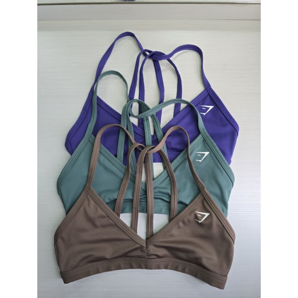 Gymshark minimal sport bra gym senam zumba