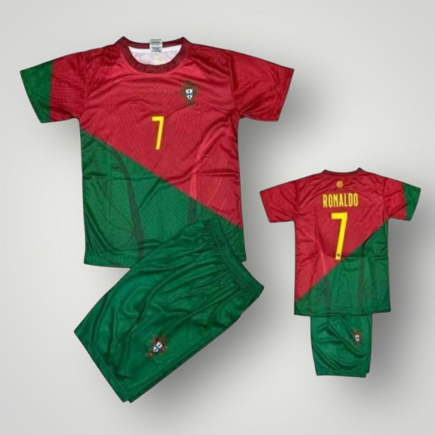 TERMURAH SETELAN BAJU BOLA ANAK RONALDO PORTUGAL USIA 6 BULAN -15 TAHUN / BAJU RONALDO PORTUGAL ANAK