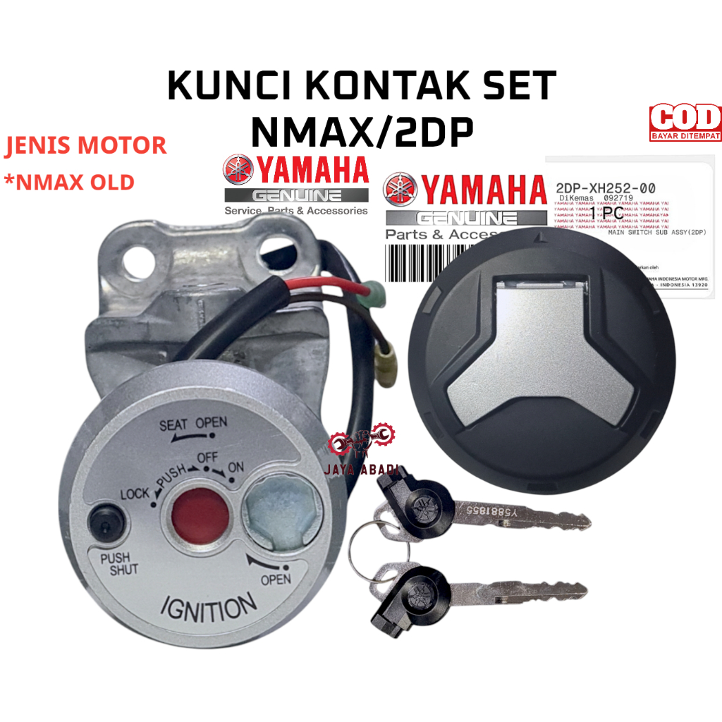 Kunci Kontak Set + Tutup Tangki Nmax Old