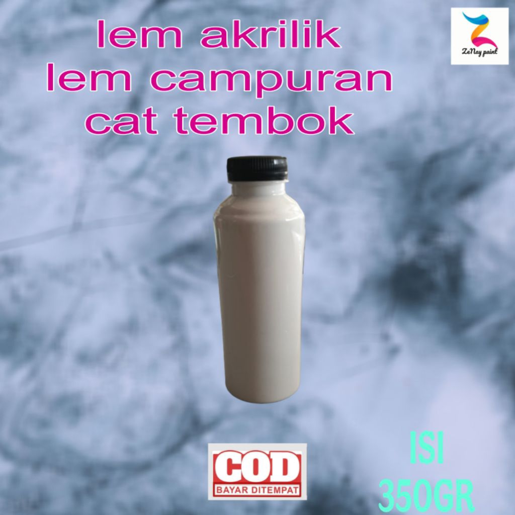 Lem akrilik lem campuran cat tembok