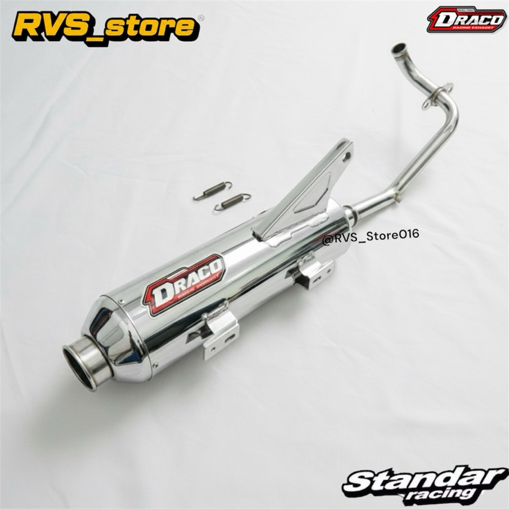 Knalpot Draco Bass Adem Mio sporty Mio j Mio gt Mio soul Mio samile Mio gear Fino injeksi X ride 125