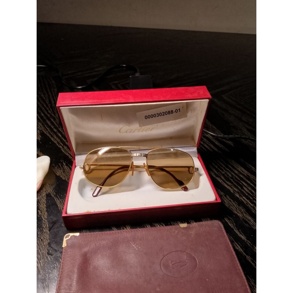sunglasses CARTIER lensa coklat