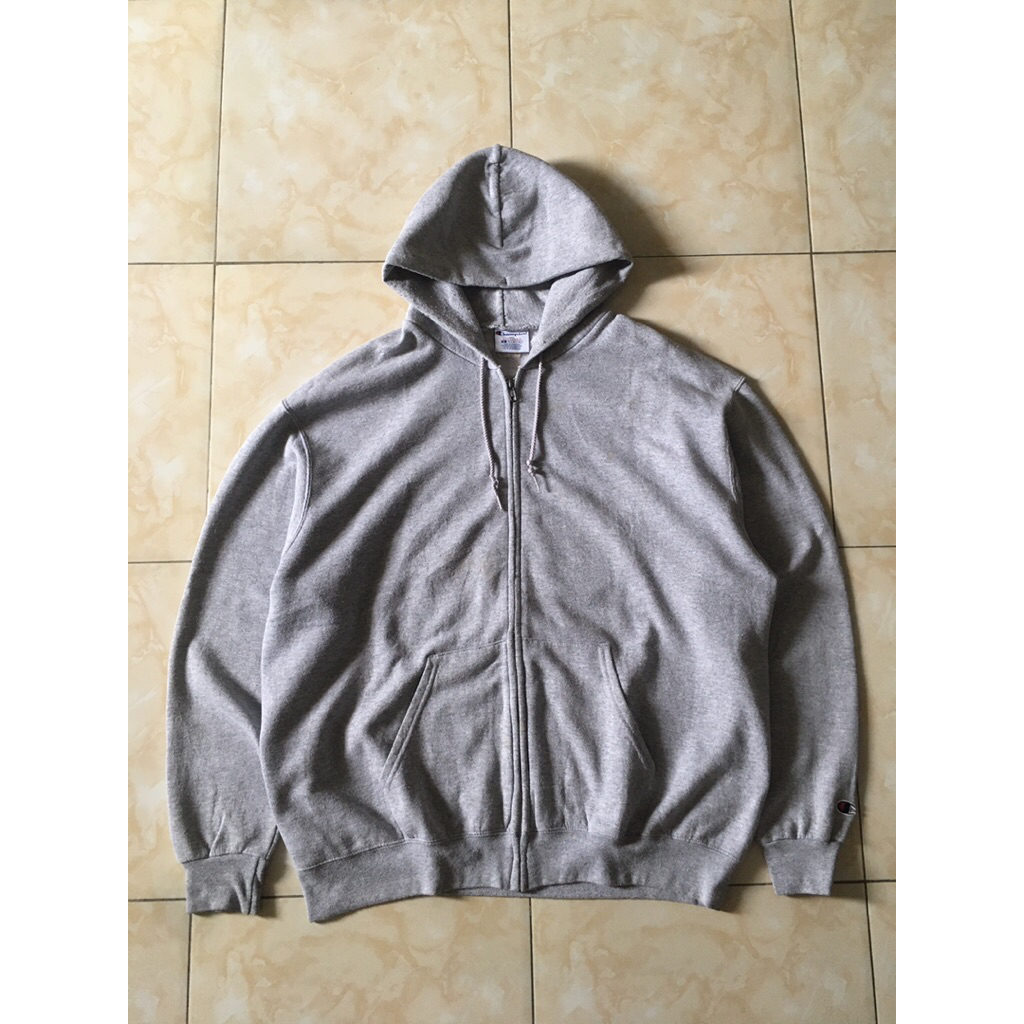Zip hoddie champions grey