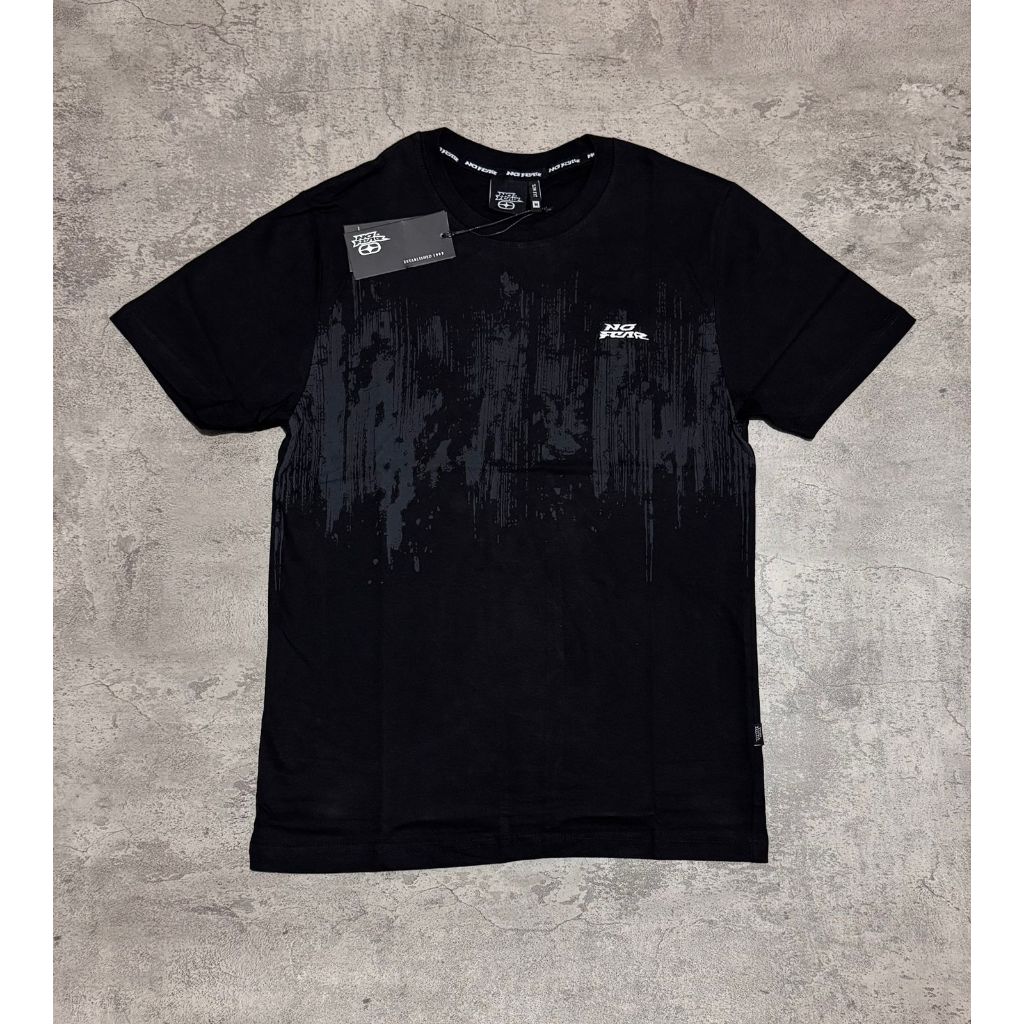 Kaos Branded Nofear AbstrakPrint/Baju Kaos NoFear Printing//Kaos Nofear Pria//Baju Kaos Surfing