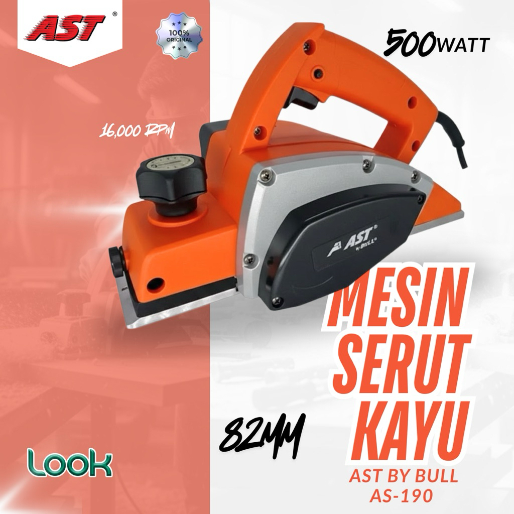 Mesin Planer / Pasah / Serut AST by Bull AS-190 Mesin Serut Kayu