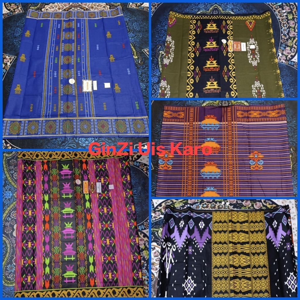 Sarung Karo Motif Rumah Adat