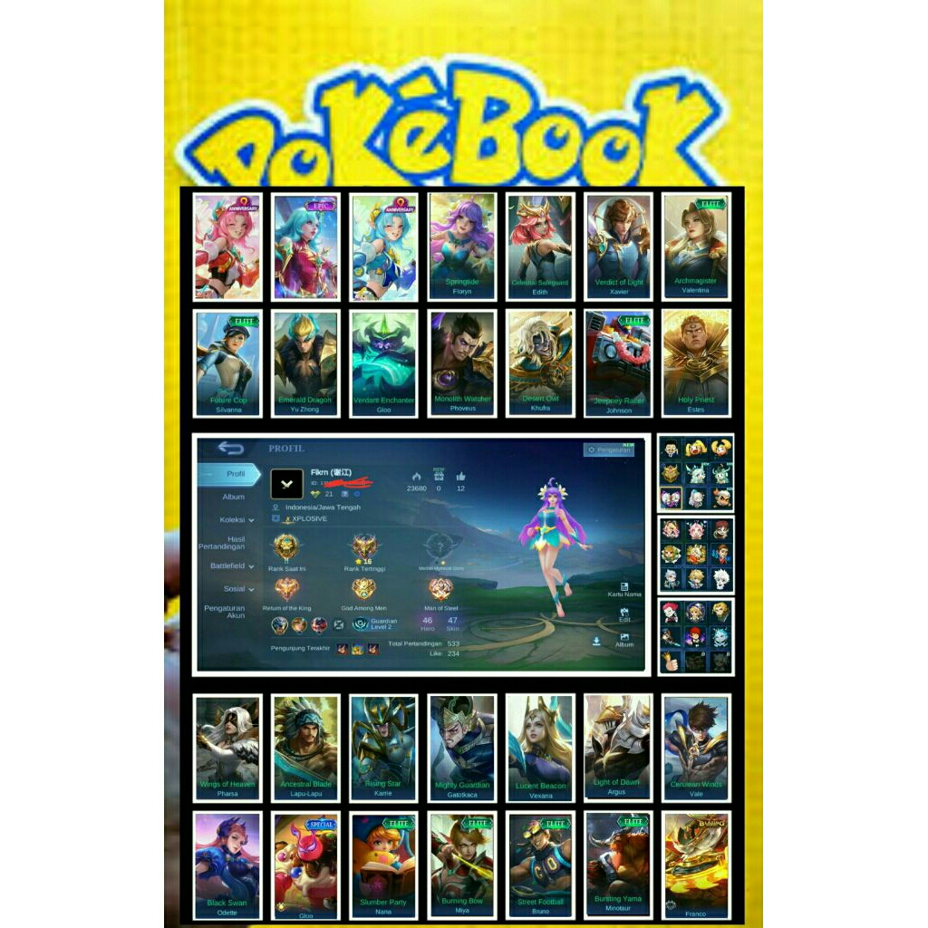 akun mobile legends ml asli