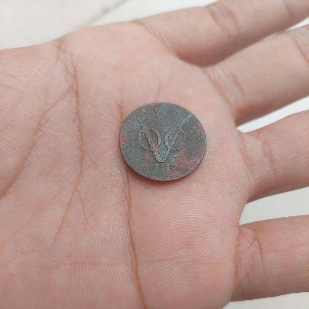 Koin Voc Holland 1734. fine to vf