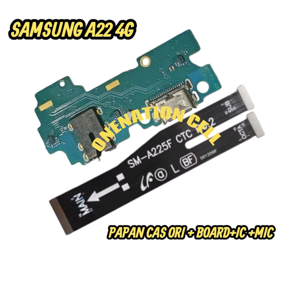 PAPAN CAS PAPAN KONEKTOR CHARGER SAMSUNG A22 4G PAPAN KONEKTOR CAS KONEKTOR CHARGER PLUS FLEXIBLE BO