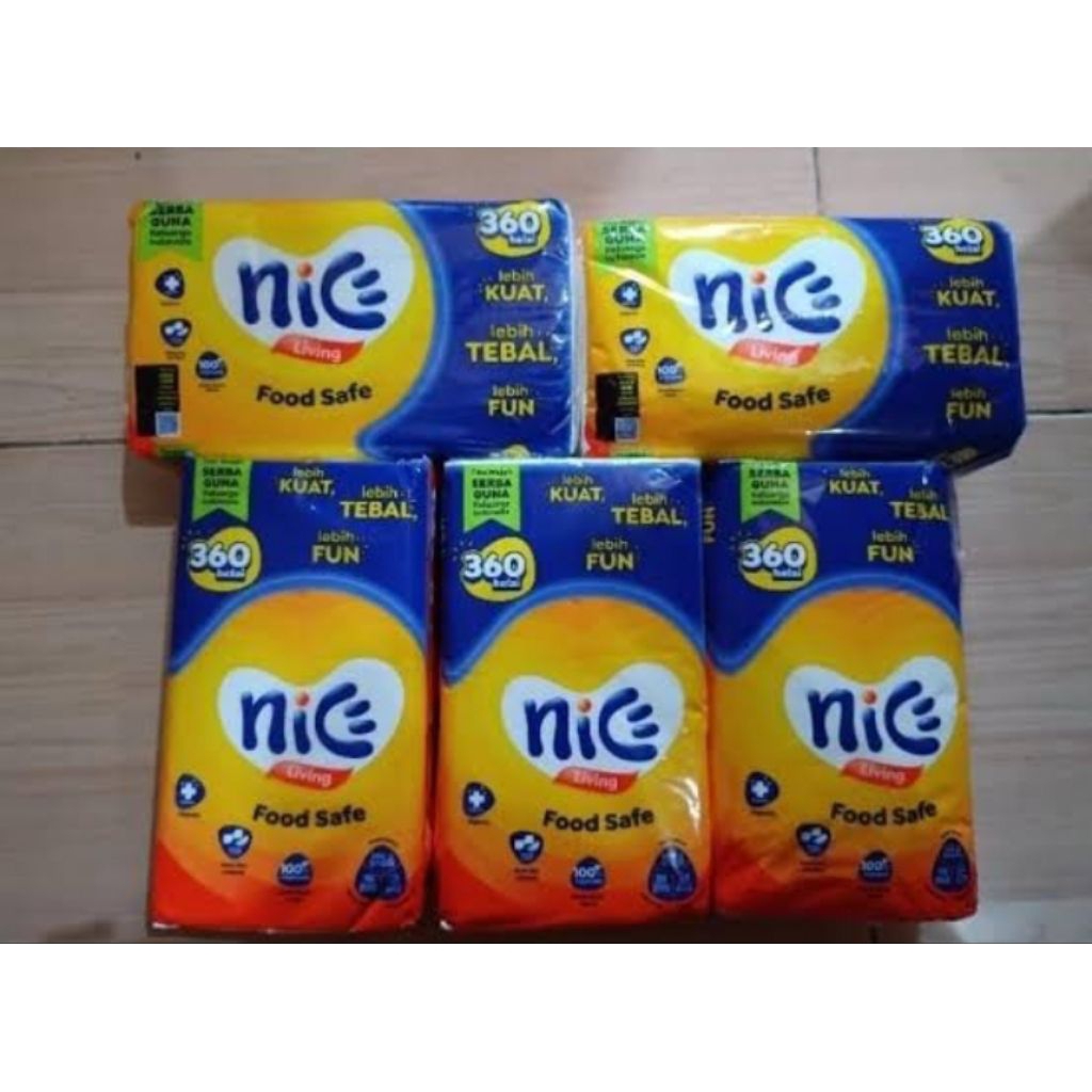 TISSUE NICE KEMASAN BARU 180sheet