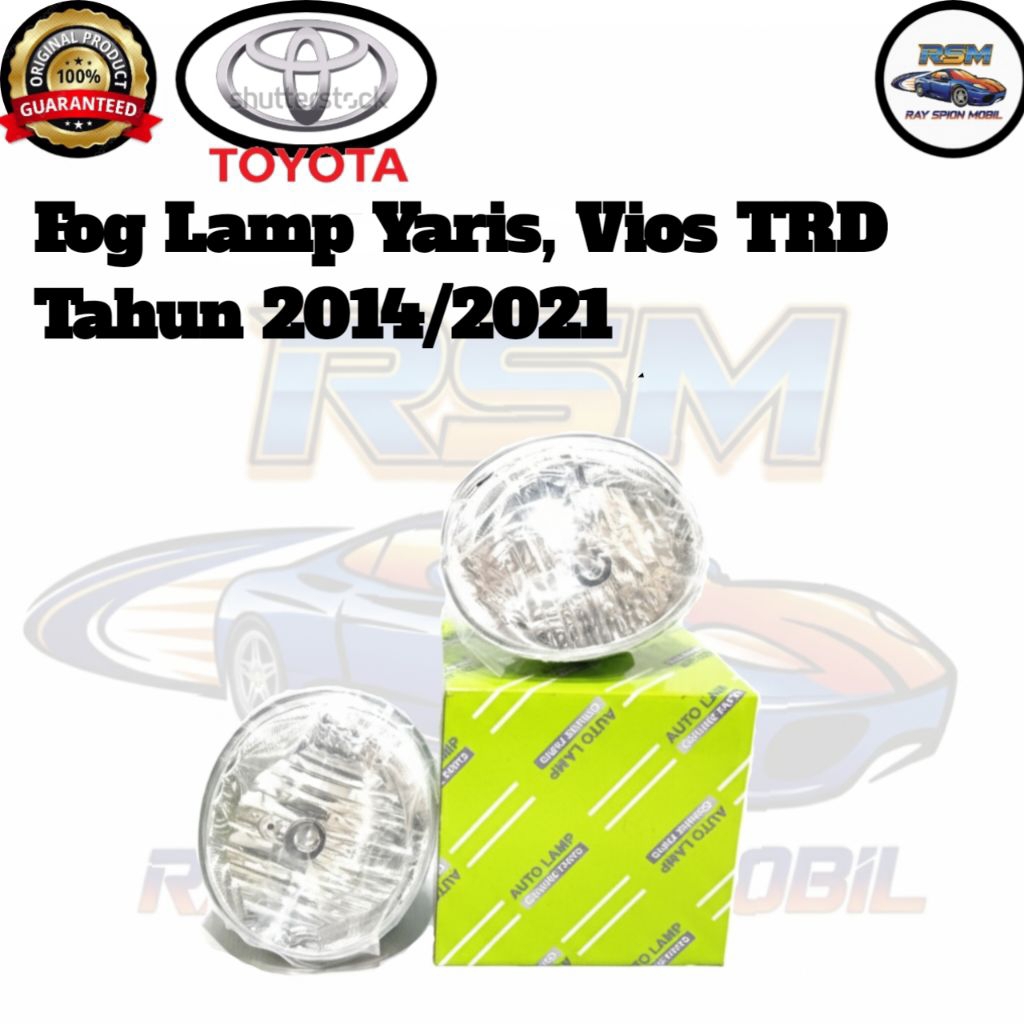 Fog Lamp Yaris, Vios TRD Tahun 2014 2015 2016 2017 2018 2019 2020 2021