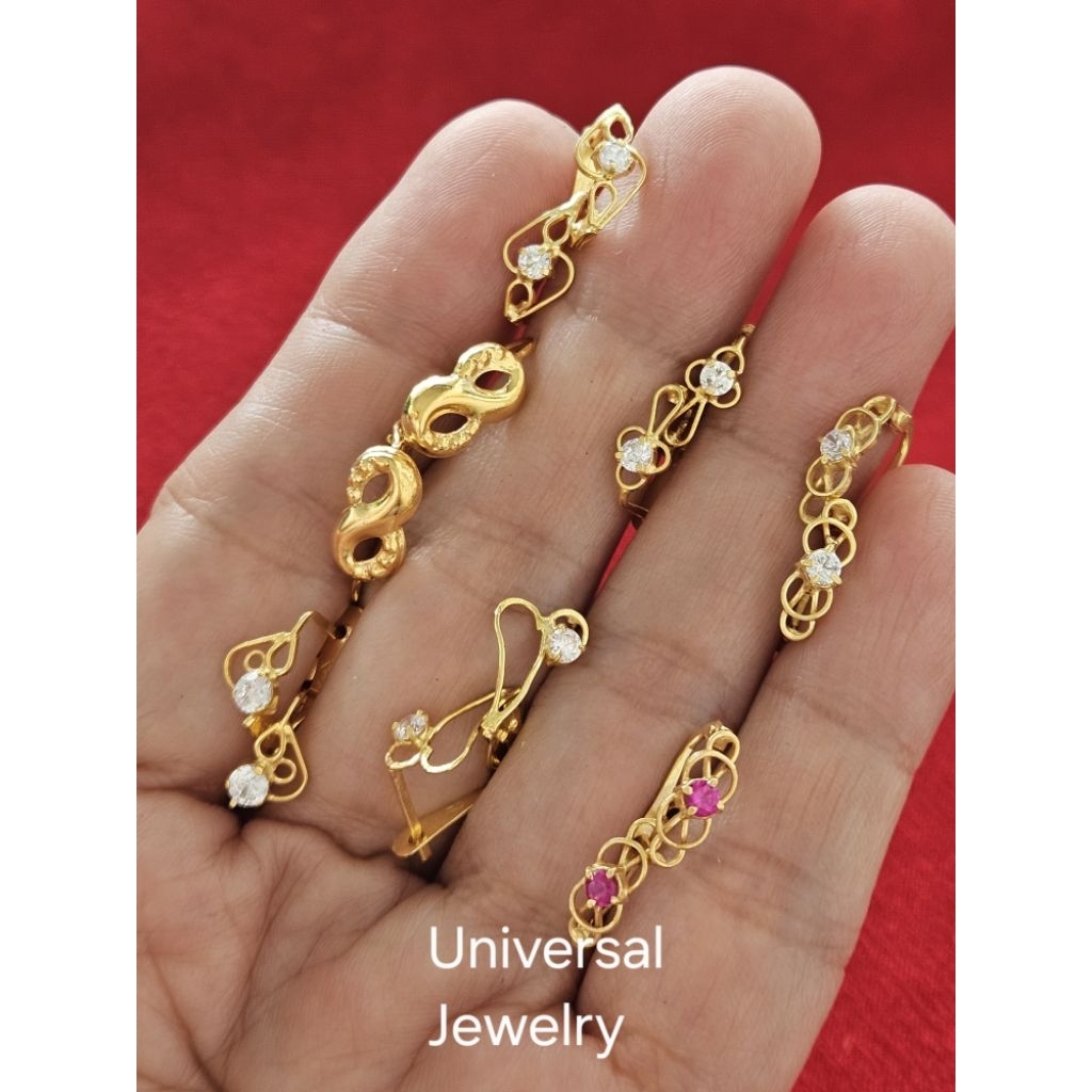 Anting Jepit Anak Emas Muda setengah gram