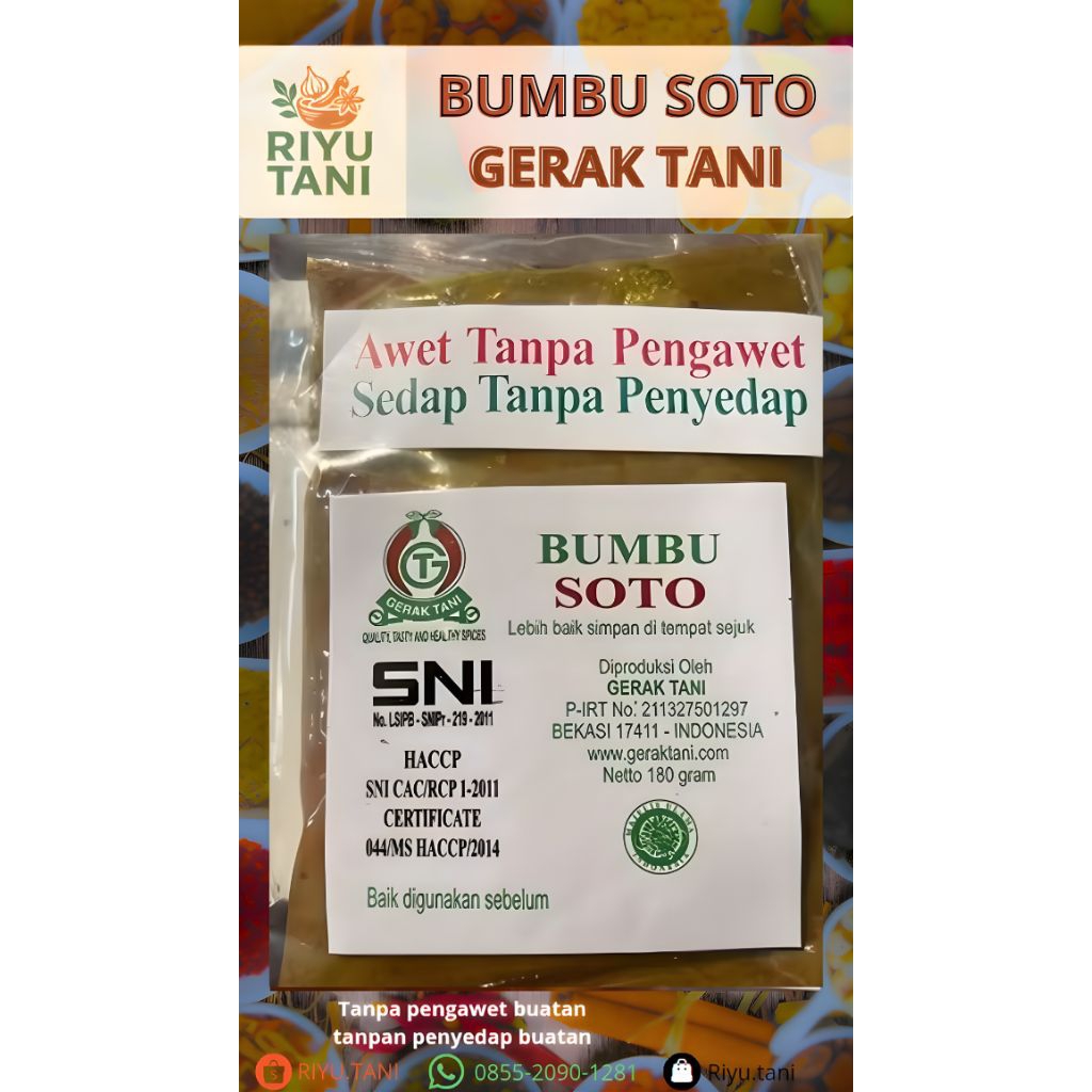 BUMBU SOTO – GERAK TANI | RIYU TANI