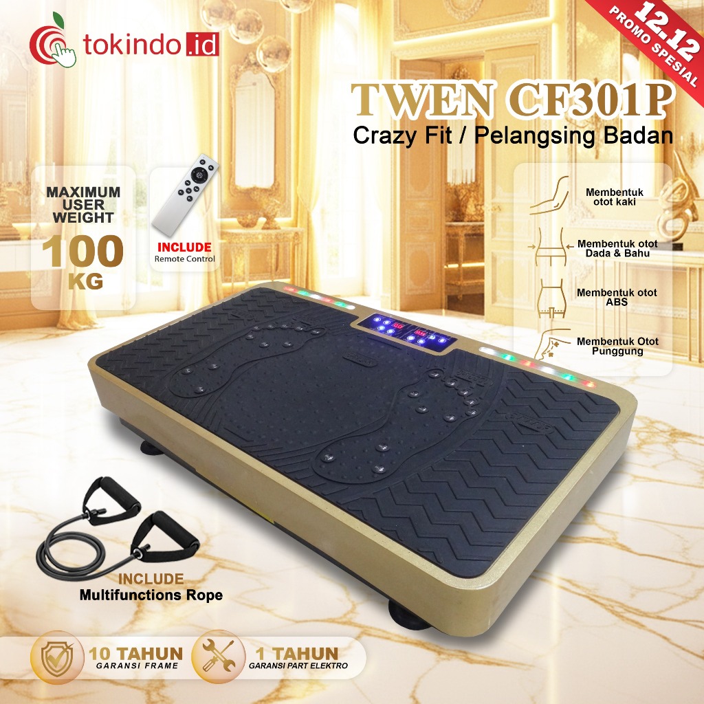 Crazy Fit Nature CF301P Alat Olahraga Alat Pelangsing Tubuh CrazyFit
