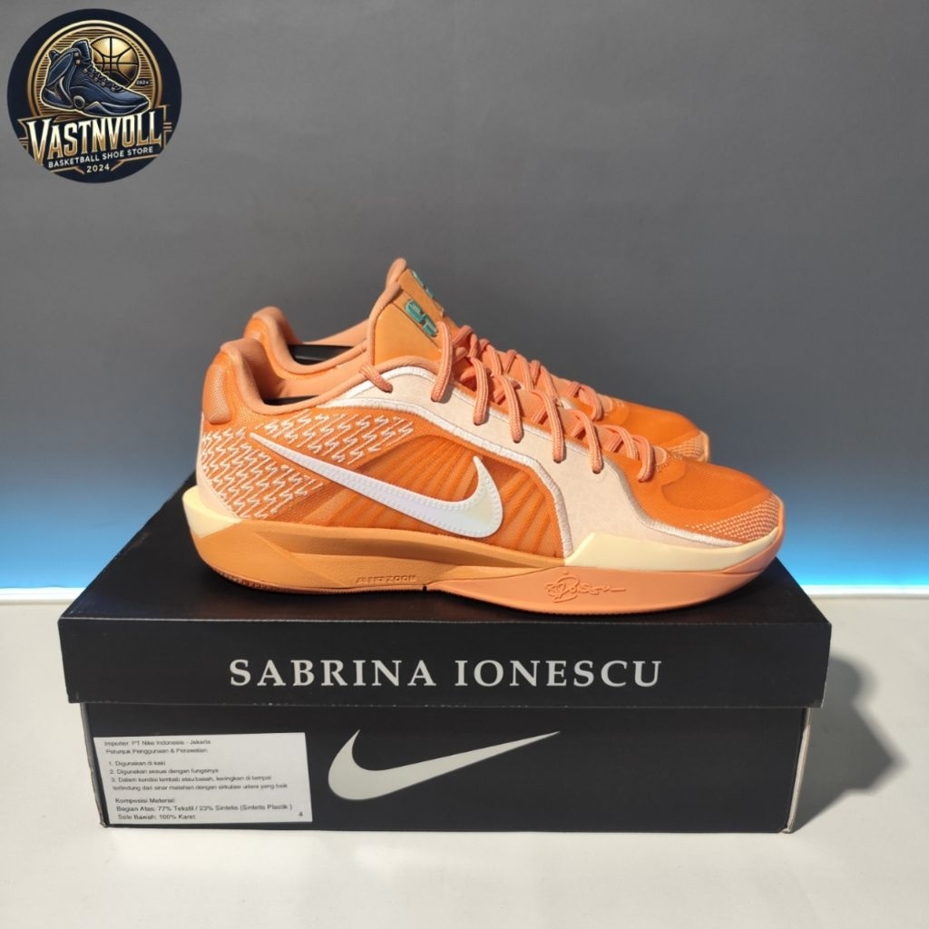 Sepatu Basket Nike Sabrina 2 Apricote Original 100%