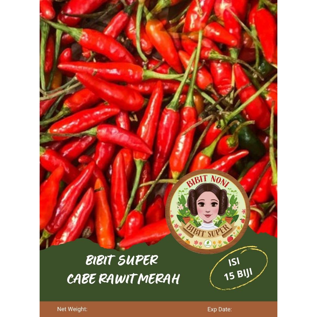 Bibit Super Cabe Rawit Merah | Biji Benih Cabe Rawit Merah