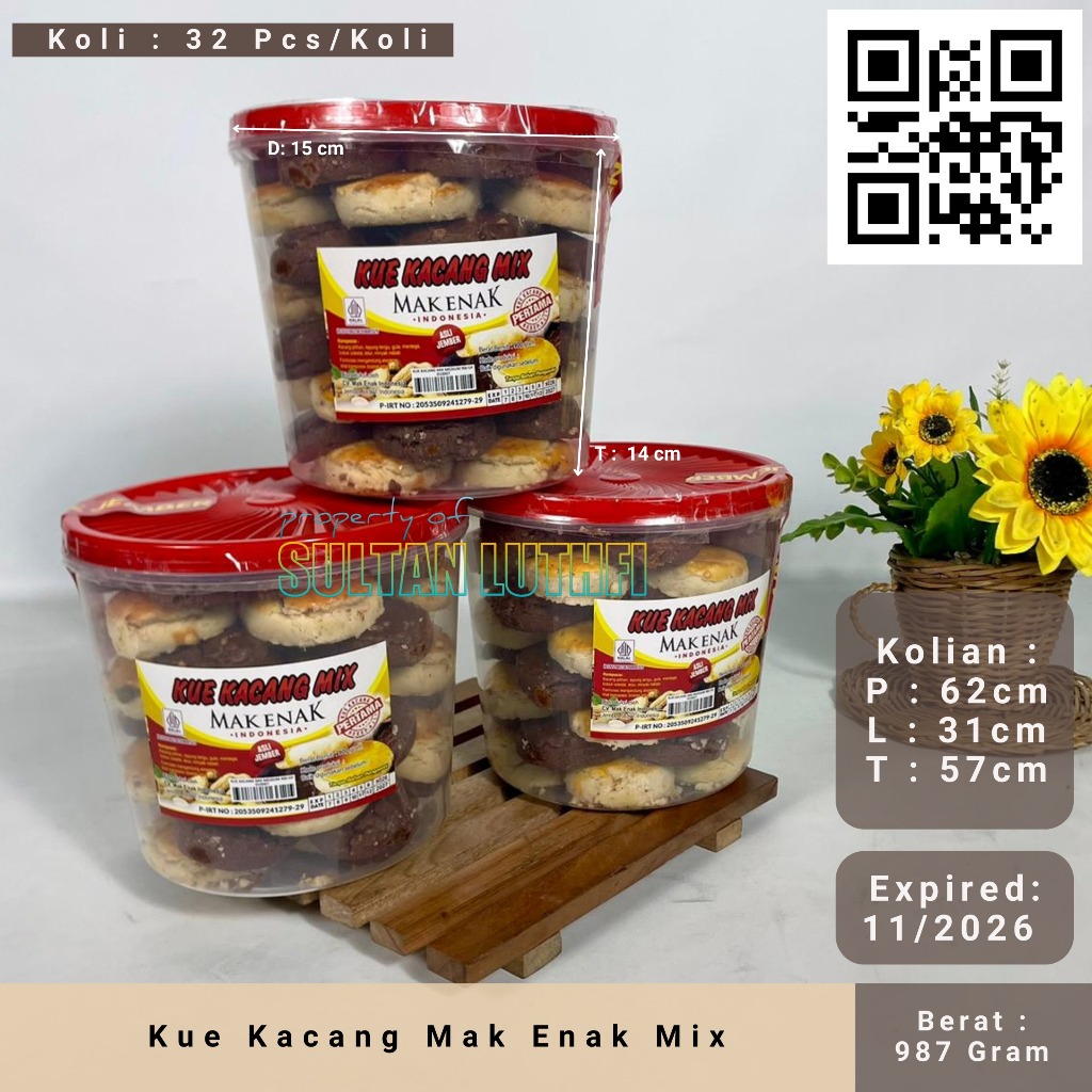 Kue Kacang Mak Enak Mix