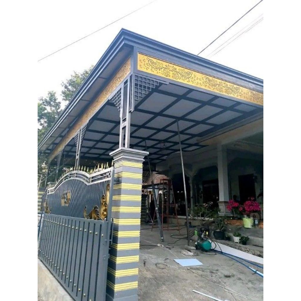 KANOPI KORDOBA MOTIF LASER CUTTING WAJIB BACA DESKRIPSI SEBELUM ORDER