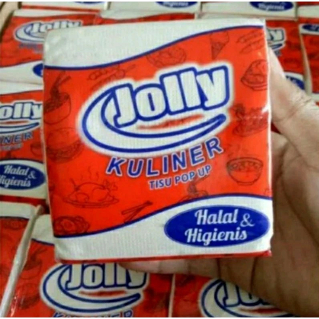Tisu JOLLY POP UP 90gr / Tisu JOLLY Kecil / Tissue makan JOLLY POP UP kemasan ekonomis / Tissue Joll