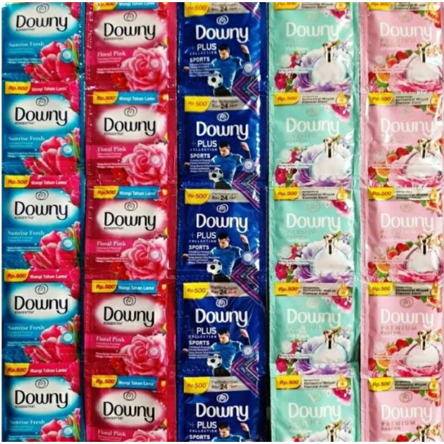 MURAHHHHHHHHH DOWNY SACHET 10ml × 12 / DOWNY PEWANGI SACHET RENCENG 500 AN / PEWANGI PAKAIAN