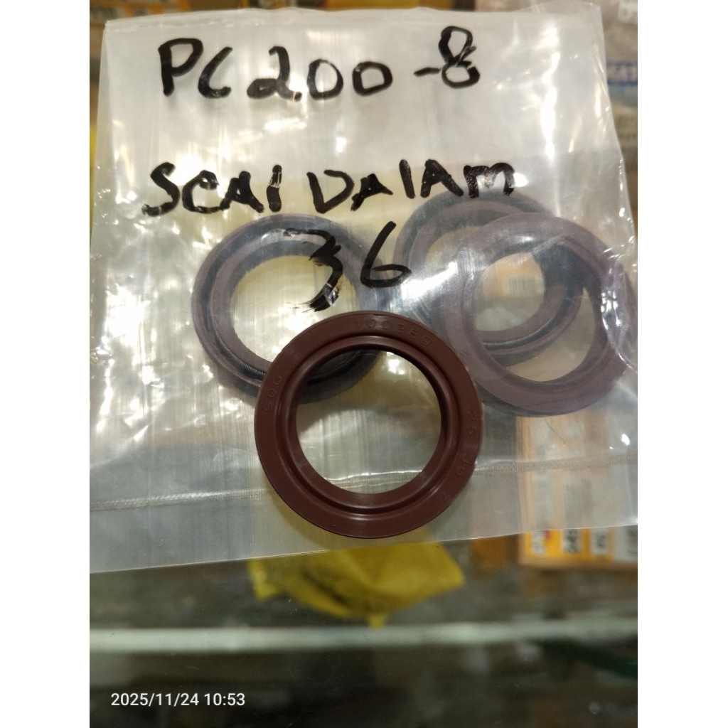 25-36-7 SEAL SUPPLY PUMP KOMATSU P200-8 BAGIAN DALAM