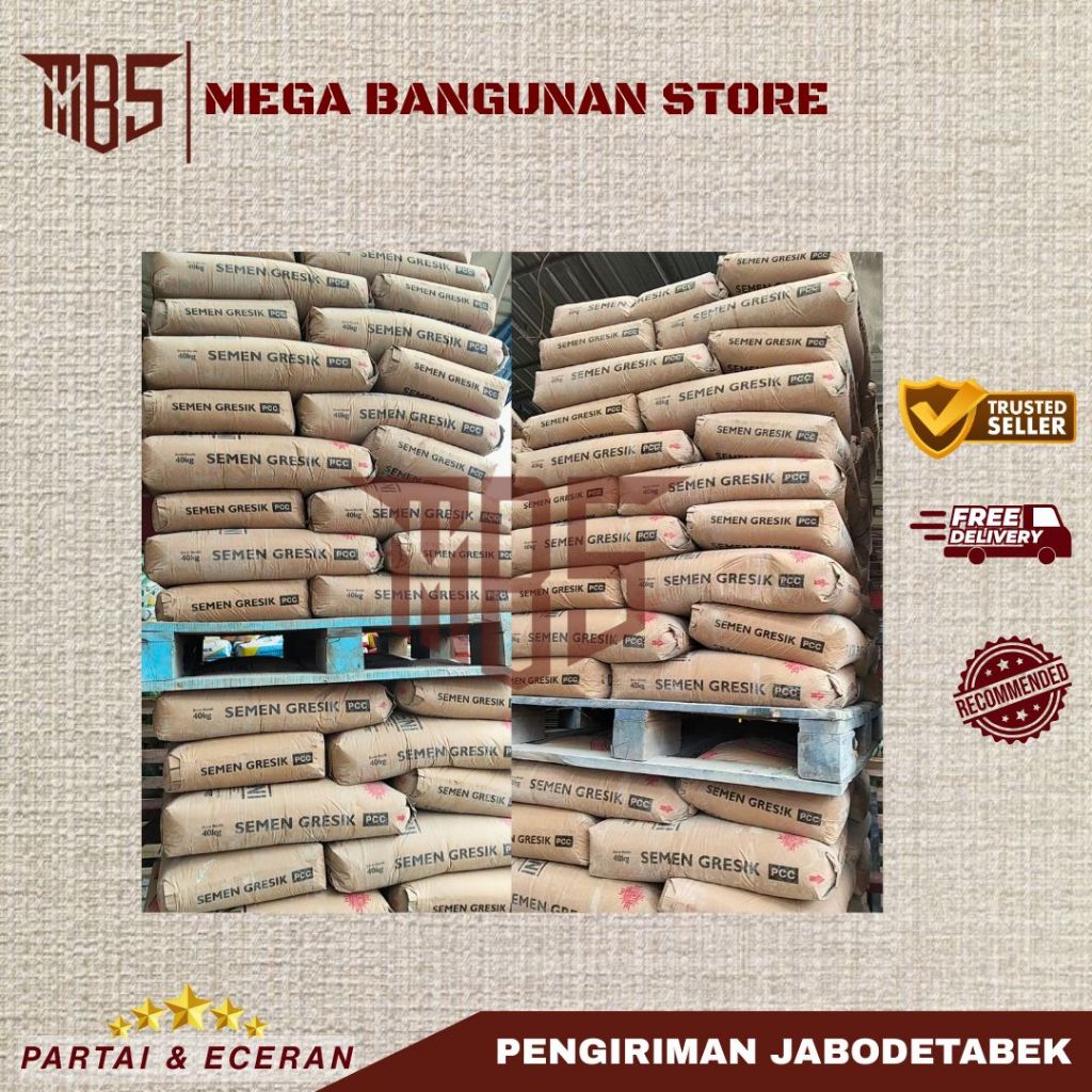 Semen Gresik 40 Kg  Semen Gresik Semen Pcc Gresik 40kg | 50 Sak