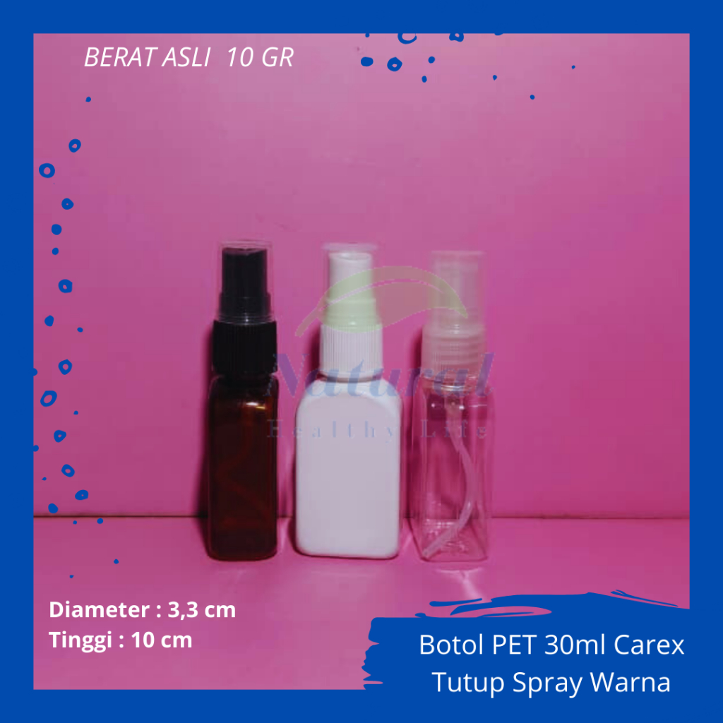 Botol Carex 30ml Warna Tutup Spray N18 Hand Sanitizer