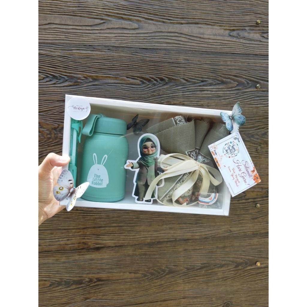 Buket Hijab/Hijab Box /Buket hari guru /hadiah guru /buket kelulusan