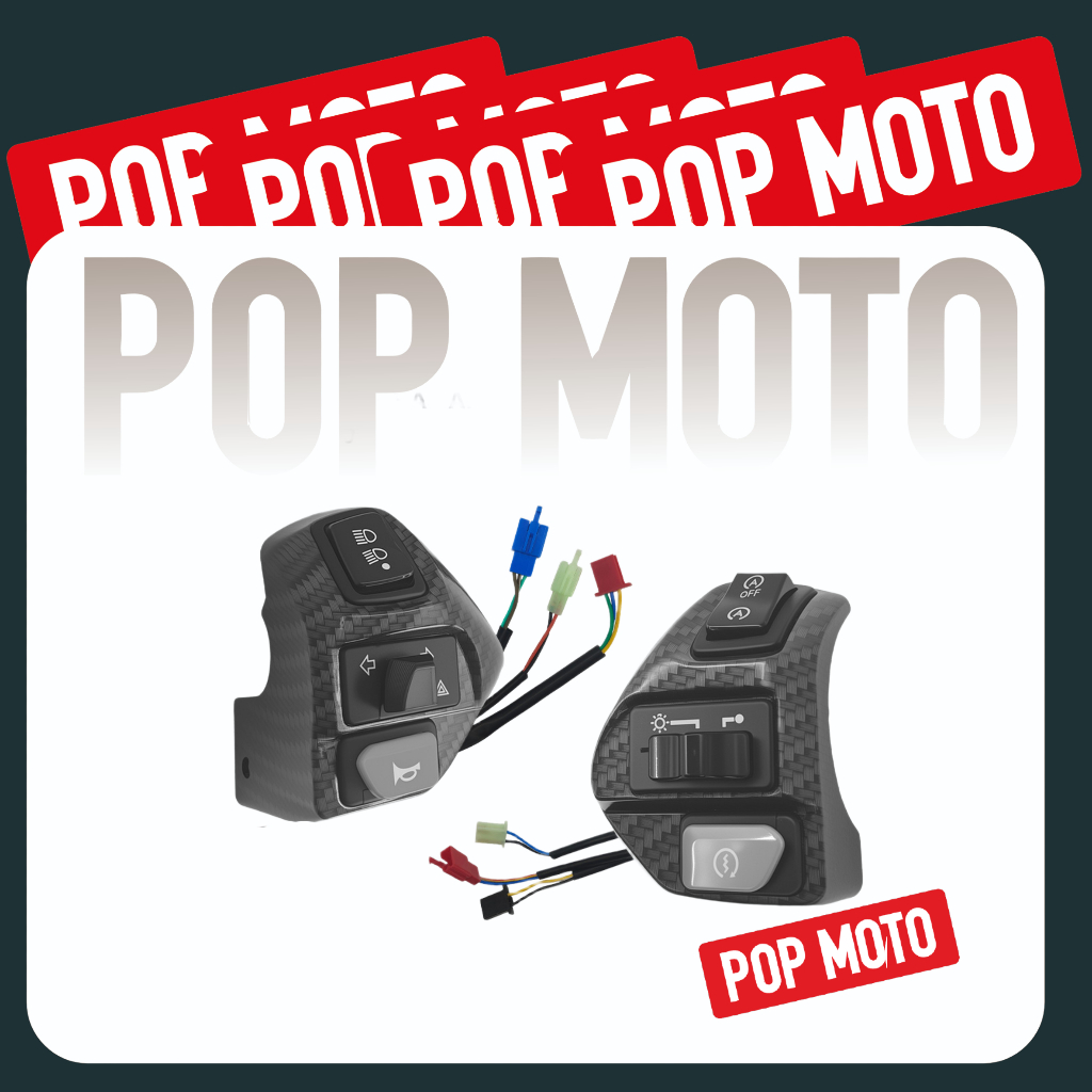 Saklar Aerox Carbon Holder Mio Hazard Saklar Jupiter Mio Saklar Kanan Kiri Soul Vietnam