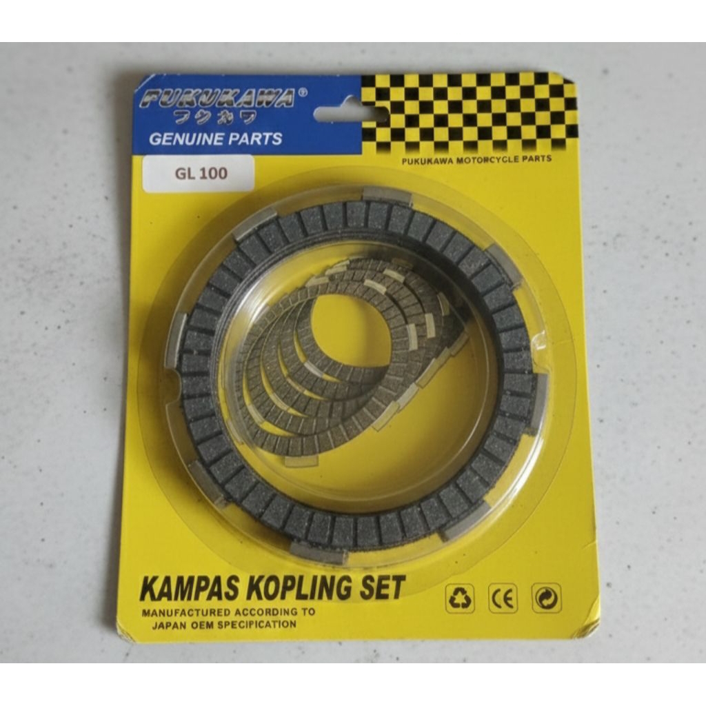 Kampas Kopling Set FUKUKAWA - GL 100 (GL Pro / Max Series)