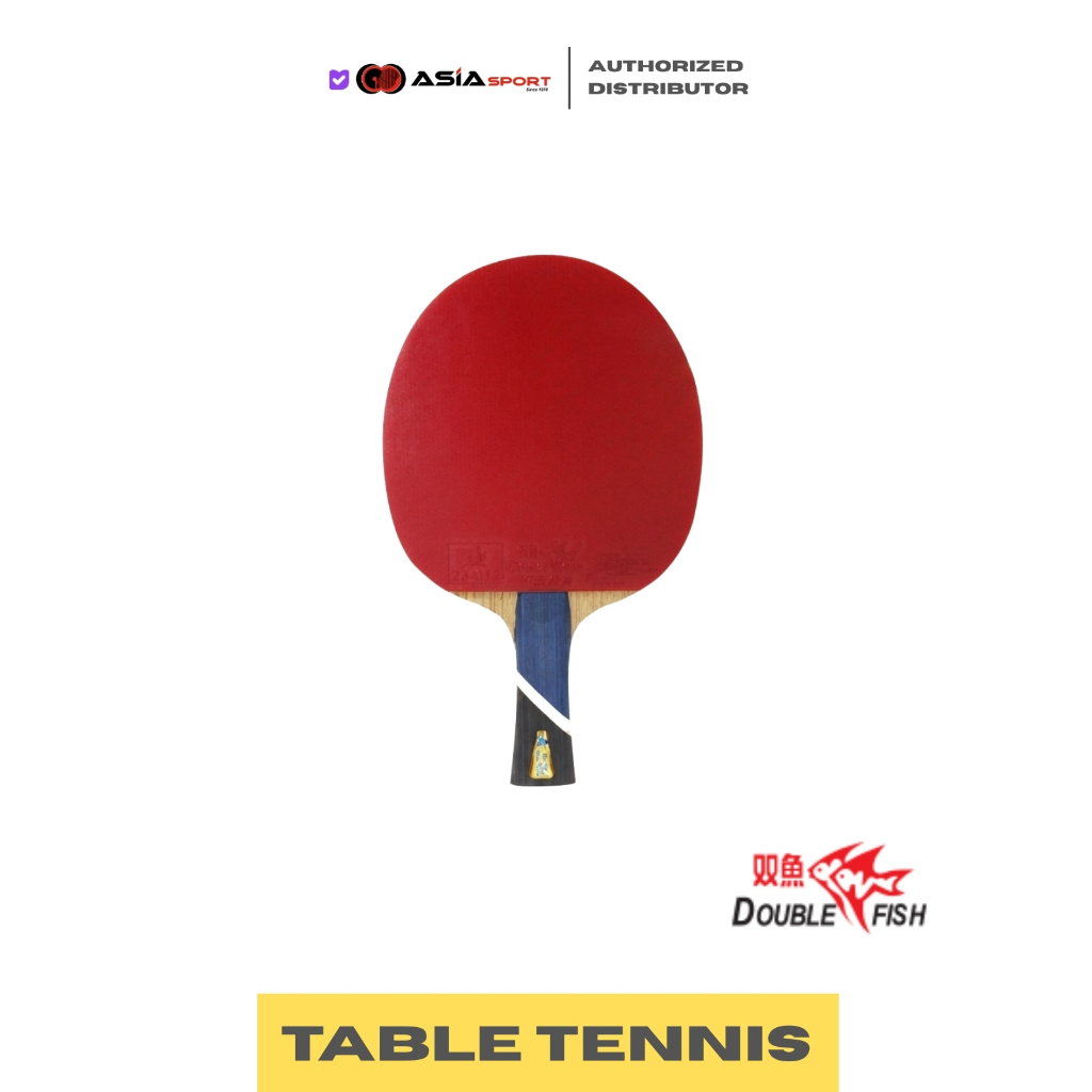 Bat Pingpong DoubleFish 1 Bat + 2 Ball | Tenis Meja | Bat Pingpong Tenis Meja 5A+C