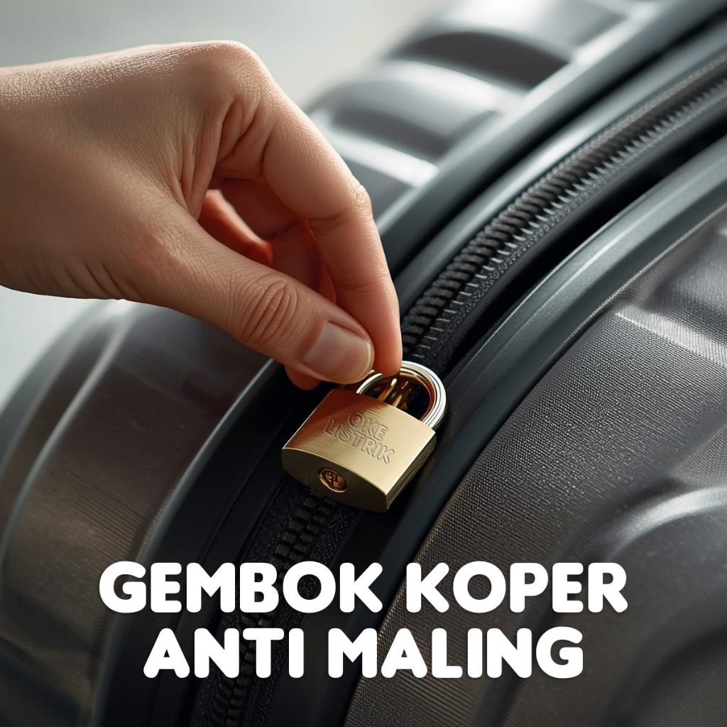 OKE LISTRIK | GEMBOK KOPER TAS UMROH HAJI MINI ANTI MALING KECIL TRAVEL SEKOLAH COACH RANSEL SWISS